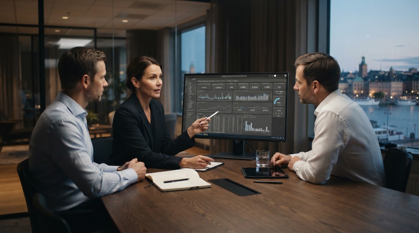 Äkta Värdenad – AI-driven analysplattform som visualiserar riskdata och marknadssignaler